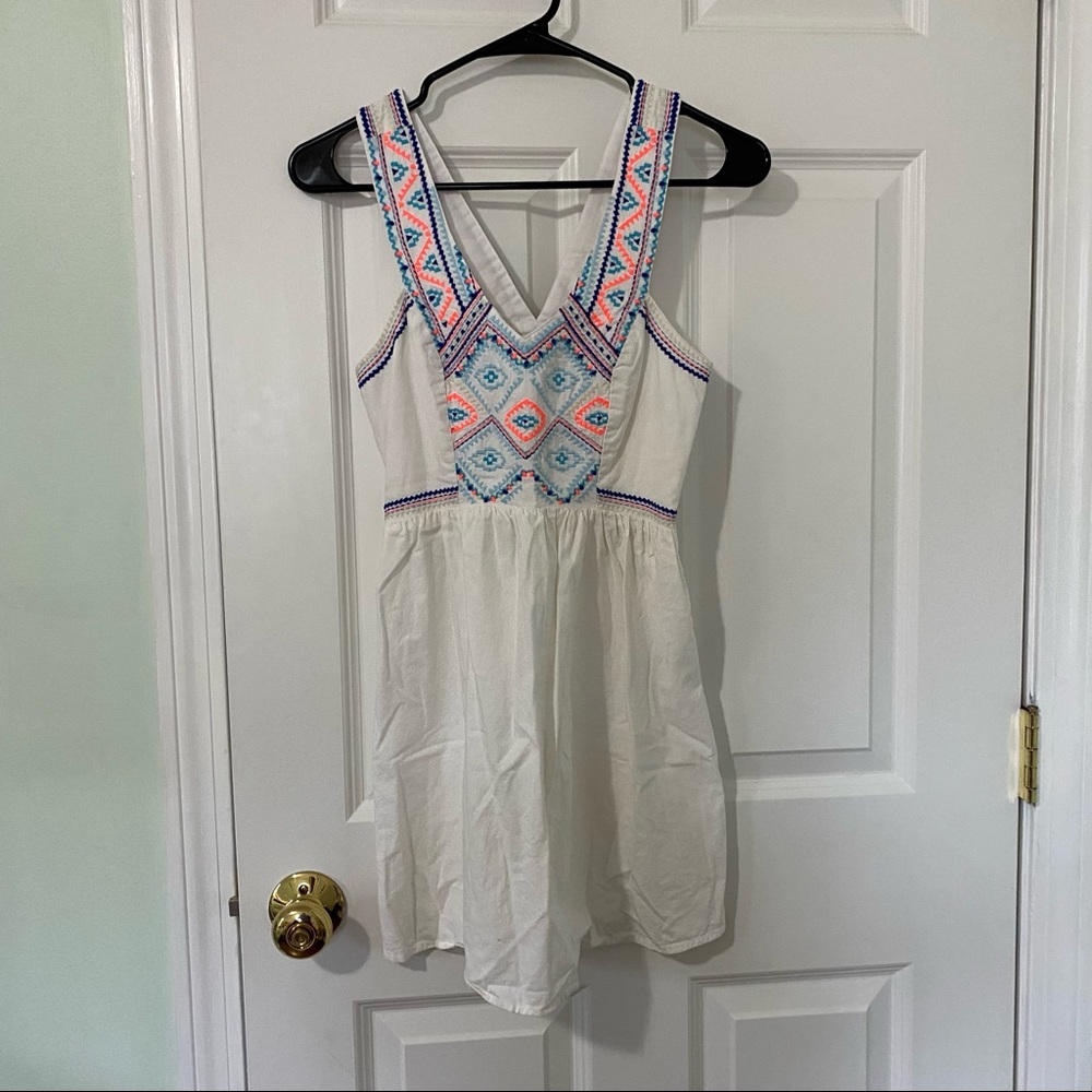 Cute Summer Dress with Aztec Design